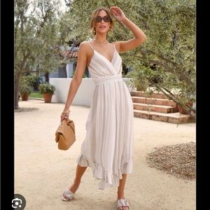 VICI Pocketed Striped Jumpsuit